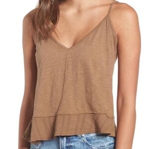 Ten Sixty Sherman Women’s Brown Flare Hem Tank